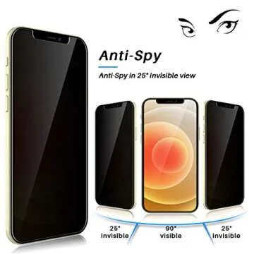 LϟK Privacy Screen Protector for iPhone 12 & Pro - 2 Pack
