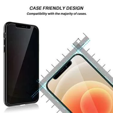 LϟK Privacy Screen Protector for iPhone 12 & Pro - 2 Pack