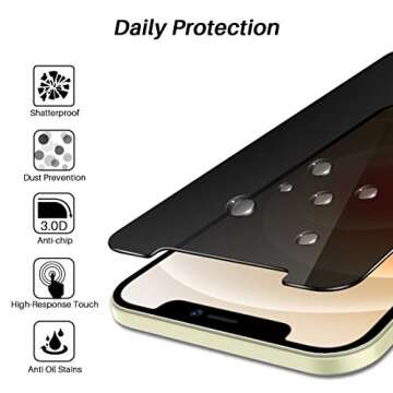 LϟK Privacy Screen Protector for iPhone 12 & Pro - 2 Pack