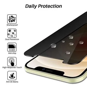 LϟK Privacy Screen Protector for iPhone 12 & Pro - 2 Pack