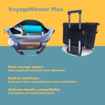 Expandable Duffel Bag with Rolling Wheels for Travel