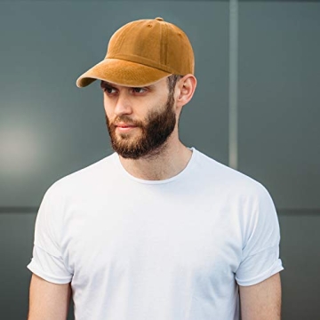 5 Pieces Unisex Cotton Vintage Baseball Cap Low Profile Unstructured Baseball Hat Washed Distressed Twill Adjustable Dad Hat (Multiple Color, Simple Style)