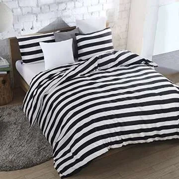 Vaulia Microfiber Duvet Cover Set - Stylish Summer Bedding
