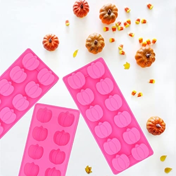 Thanksgiving Silicone Pumpkin Molds for Baking and Crafting