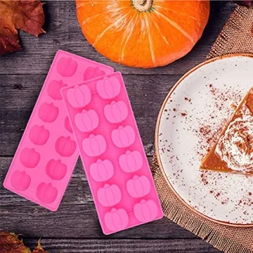 Thanksgiving Silicone Pumpkin Molds for Baking and Crafting