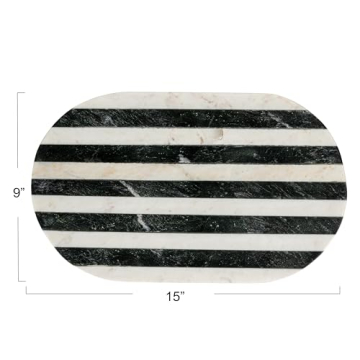 Bloomingville Marble Cheese and Cutting Board - Elegant Decor