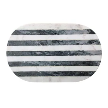 Bloomingville Marble Cheese and Cutting Board - Elegant Decor