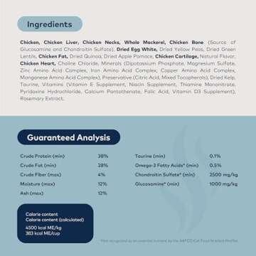 Ziwi Peak Steam & Dried Cat Food – Cage-Free Chicken w/Whole Mackerel - High Protein, Skin & Coat Health, Low Carb, for All Life Stages (28.8oz)