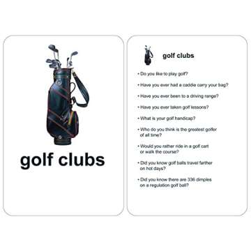 Conversation Cards for Men, Words for Guys: Engaging Cards for Adults with Dementia | Common Words for Seniors with Memory Loss | Alzheimer’s Reminiscing Activities | Interactive 52-Card Deck