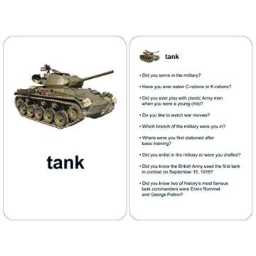 Conversation Cards for Men, Words for Guys: Engaging Cards for Adults with Dementia | Common Words for Seniors with Memory Loss | Alzheimer’s Reminiscing Activities | Interactive 52-Card Deck