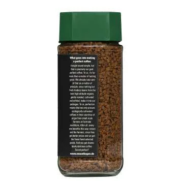 Organic Decaf Instant Coffee - Mount Hagen 3.53oz Jar