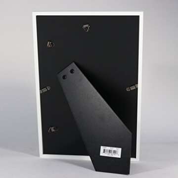 Lawrence Frames White Wood Picture Frame, Gallery Collection, 8 by 12-Inch, White