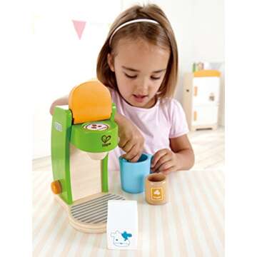Hape Wooden Coffee Maker Set for Creative Kids