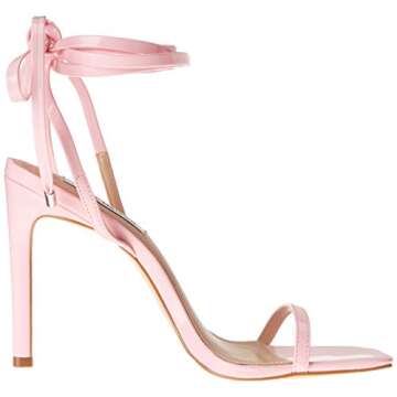 Steve Madden Women's Uplift Heeled Sandal, Pink Patent, 6.5