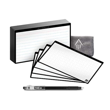 Rocketbook Cloud Cards - The Ultimate Eco-Friendly Reusable Note Cards for Students and Professional...