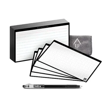 Rocketbook Cloud Cards - The Ultimate Eco-Friendly Reusable Note Cards for Students and Professional...