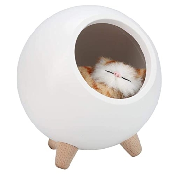 Yosoo Cat Pet House, Cute Cat Night Light Little Pet House USB Charging LED Night Lamp Bedroom Light...