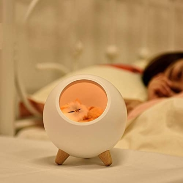 Yosoo Cute Cat Night Light USB Charging & Dimming