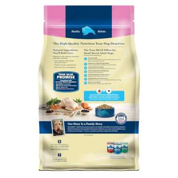 Blue Buffalo Life Protection Formula Adult Small Breed Dry Dog Food, Supports High Energy Needs, Mad...