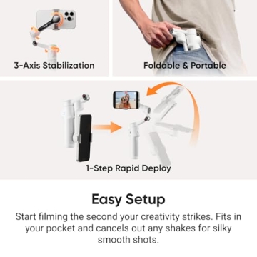 Insta360 Flow 2 Pro - Foldable AI Phone Gimbal for All Occasions