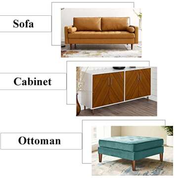 AORYVIC 8-Inch Solid Wood Furniture Legs Set of 4