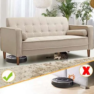 AORYVIC 8-Inch Solid Wood Furniture Legs Set of 4