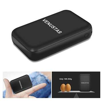 Venustas 7.4V Battery Pack Rechargeable Battery 5000mAh Portable Charger for Heated Jackets, Heated Hoodies and Heated Vests