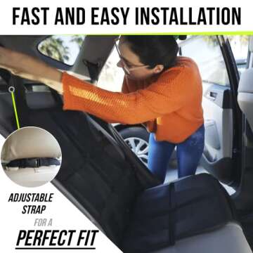 Sunferno Baby Car Seat Protector - Durable & Breathable