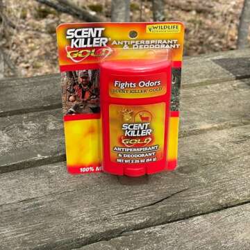 Scent Killer Gold Unscented Deodorant and Antiperspirant for Hunting Scent Control