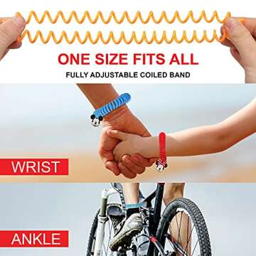 Superband Classic Disney (Pack of 50) - for Kids & Adults - Insect & Mosquito Repelling Wristband with Mickey and Minnie Mouse Charms - Made with Oils (50)