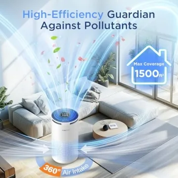 HEPA Air Purifier for Large Rooms with Aromatherapy