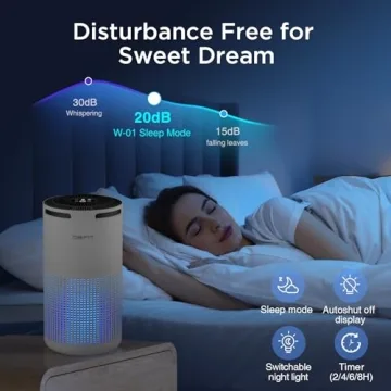 HEPA Air Purifier for Large Rooms with Aromatherapy