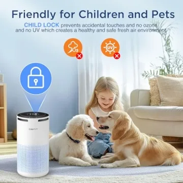 HEPA Air Purifier for Large Rooms with Aromatherapy