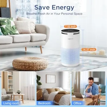 HEPA Air Purifier for Large Rooms with Aromatherapy