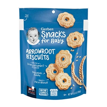 Nutritious Gerber Arrowroot Biscuits for Healthy Babies