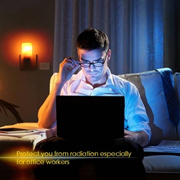 Syntus 2 Pack Himalayan Salt Lamp Natural Crystal Salt Light Glow Hand Carved Night Lights Wall Light, UL Listed Plug for Lighting, Decoration and Air Purifying