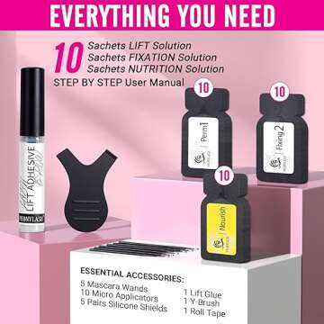 iMethod Brow Lamination Kit Professional - Eyebrow Lamination Kit At Home DIY and Salon Use, Instant Lift for Fuller Feather Brows, 10 Brow Lift Sachets Salon Result Long Lasting, Vegan & Cruelty Free