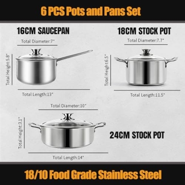 High-Quality Aufranc Stainless Steel Cookware Set