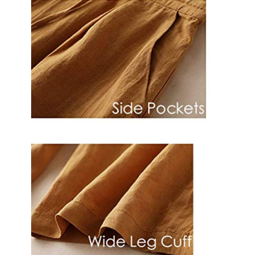 LaovanIn Women's Comfortable Linen Drawstring Pants for Summer