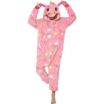 Unicorn Onesies Pajamas for Women and Teenage Girls