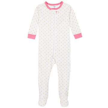 Gerber unisex baby 4-pack Footed Pajamas and Toddler Sleepers, Pink, 18 Months US