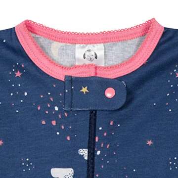 Gerber unisex baby 4-pack Footed Pajamas and Toddler Sleepers, Pink, 18 Months US