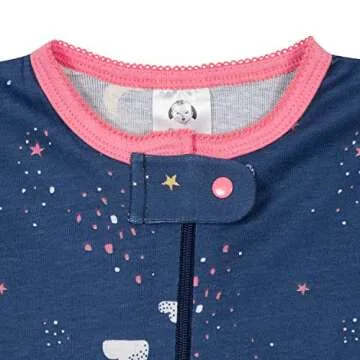 Gerber unisex baby 4-pack Footed Pajamas and Toddler Sleepers, Pink, 18 Months US