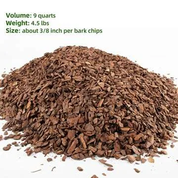 9 qt Organic Orchid Bark for Healthy Plant Growth
