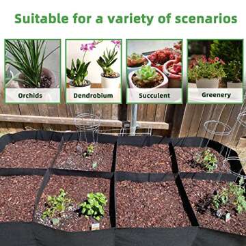 9 qt Organic Orchid Potting Bark -Natural Mulch for Potted Plants, Root Development of Orchid Plants and Garden Soil Amendment Mix