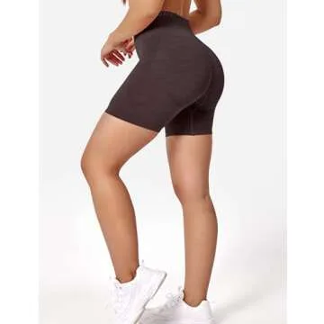 YEOREO Seamless High Waist Shorts for Gym & Yoga