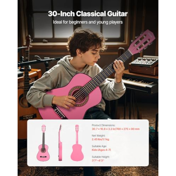 VEVOR Acoustic Guitar for Kids & Beginners Complete Starter Kit
