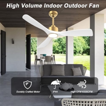 Ofantop 52 Inch Smart Ceiling Fan with Remote Control