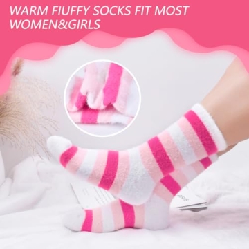 Ultra-Soft Valentines Day Gifts Cozy Fuzzy Socks for Women