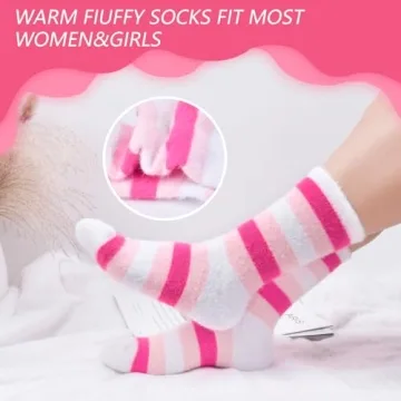 Ultra-Soft Valentines Day Gifts Cozy Fuzzy Socks for Women